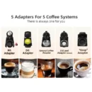 5-in-1 Universal Pod & Ground Coffee Machine