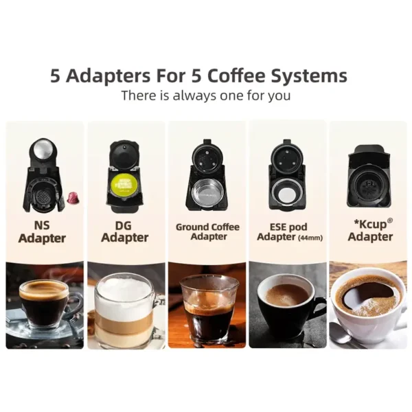 5-in-1 Universal Pod & Ground Coffee Machine - Image 4