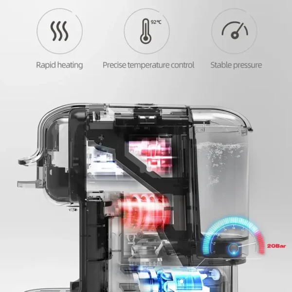 5-in-1 Universal Pod & Ground Coffee Machine - Image 5