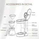 3 in 1 Automatic Drip Coffee Machine