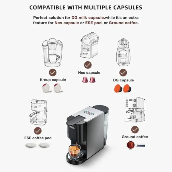 5-in-1 Multi-Coffee Machine with Hot & Cold Brew - Image 5