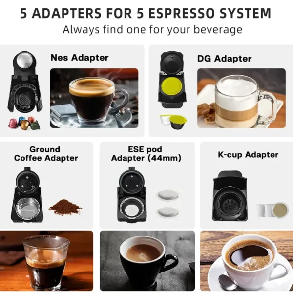 5-in-1 Multi-Coffee Machine with Hot & Cold Brew - Image 6