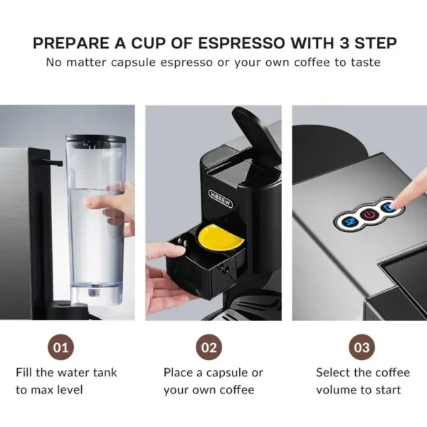 5-in-1 Multi-Coffee Machine with Hot & Cold Brew - Image 8