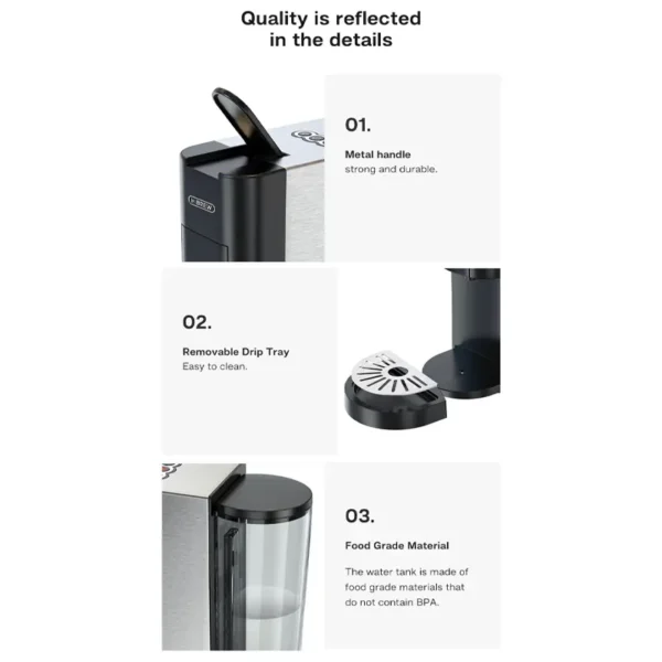 5-in-1 Multi-Coffee Machine with Hot & Cold Brew - Image 9